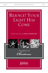 Rejoice! Your Light Has Come SATB choral sheet music cover
